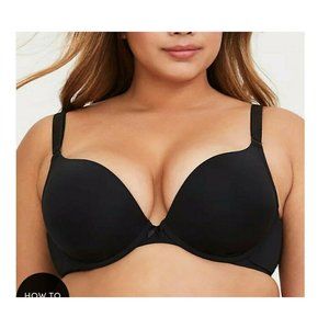 Torrid 48H BLACK 360° BACK SMOOTHING™ PUSH-UP Bra